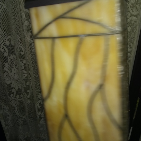 # 2 TIFFANY STYLE HANGING STAINED GLASS LIGHT.... - Picture 6 of 8